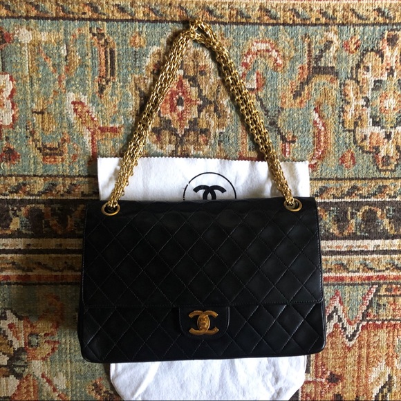 SOLD***Chanel Vintage Bijoux Chain Medium Double Flap Bag - Picture 4 of 16